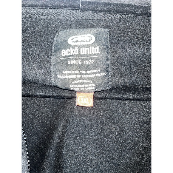 Ecko Unltd. Men's Vintage Full Zip Y2K Skater Hip Hop Hoodie Size 3XL - Picture 2 of 10